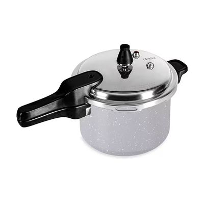 Panela de Pressão Ceramic Life Super 5,4L Antiaderente Indução Cinza Brinox Gris