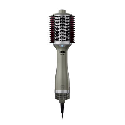 Escova Secadora PES30 1300W 4 em 1 Cerâmica Philco Prata / Bivolt