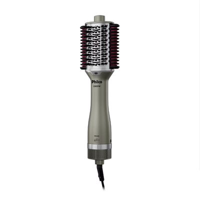 Escova Secadora PES30 1300W 4 em 1 Cerâmica Philco Prata / Bivolt