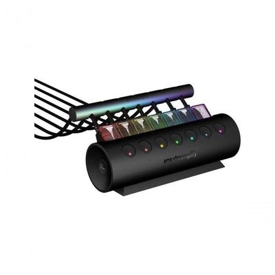 Hub Usb 7 Portas 3.0 Streamplify Ctrl 7 Preto Rgb