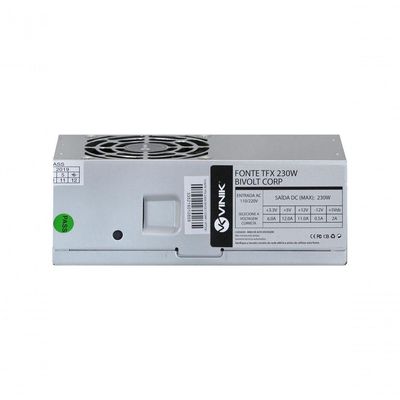 Fonte Para Gabinete Slim Tfx 230w Real Bivolt Corp - Vft230