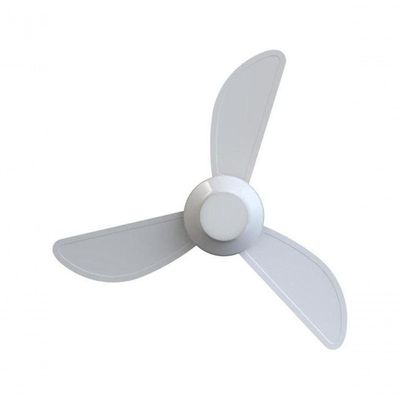 Ventilador De Teto Ventisol Mistral 3 Pás Branco Bivolt