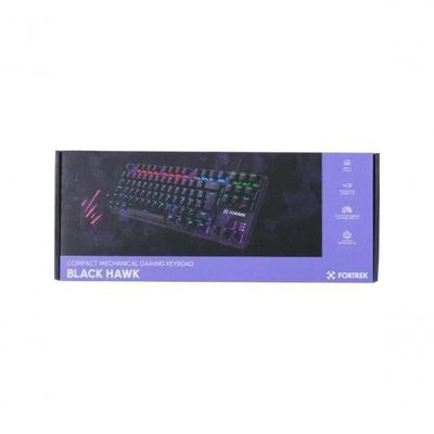 Teclado Gamer Mecânico Fortrek Black Hawk Compact Rainbow