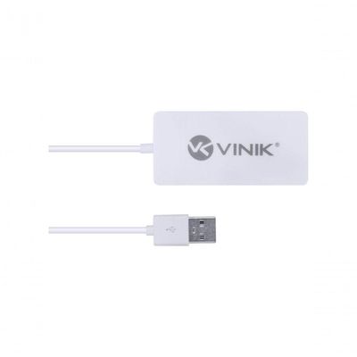 Hub Usb 2.0 Com 4 Portas E 1,2m De Cabo Branco - Huv-20b