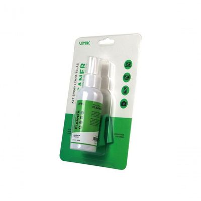 Kit Spray Limpa Telas 60ml + Flanela Vk Cleaner Vinik - Vkkit60
