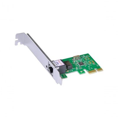 Placa De Rede 10-100-1000 Pci-e Prv1000e Com Suporte Low Profile