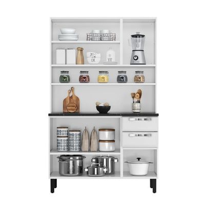 Kit Cozinha Compacta Pratika 120cm Em Aço Itatiaia