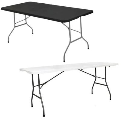 Mesa Dobrável Vira Maleta Com Alça 180 × 74 Cm Portátil Até 150 Kg Zelt