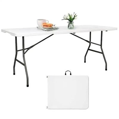 Mesa Dobrável Vira Maleta Com Alça 180 × 74 Cm Portátil Até 150 Kg Zelt