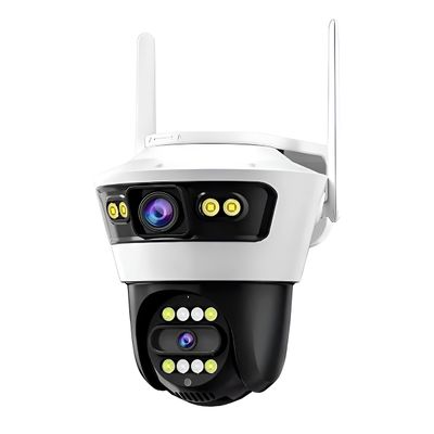 Câmera Vigilância Segurança Lente Dupla Zoom Monitoramento
