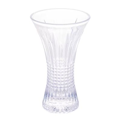Vaso de Cristal Queen Design Elegante Alta Transparência Wolff Transparente