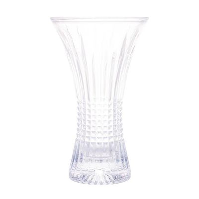 Vaso de Cristal Queen Design Elegante Alta Transparência Wolff Transparente