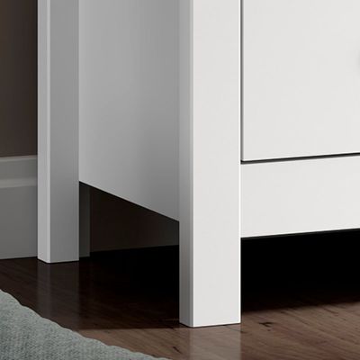 Cômoda 3 Gavetas Branca 76x40x73 cm Ditália