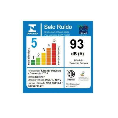 Aspirador de Pó e Água Kärcher WDL 1 - 220V