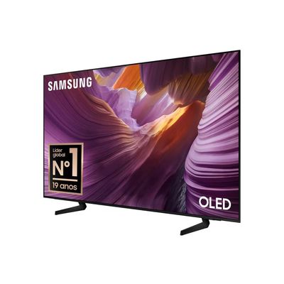Smart TV 65 Polegadas 4K QN65S85FAGXZD OLED Vision AI 120Hz Samsung Preto / Bivolt