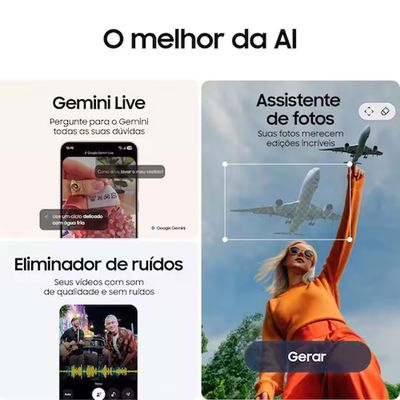 Smartphone Samsung Galaxy S25 FE 5G Tela 6,7 Polegadas AMOLED 256GB 8GB RAM Câmera 50MP Azul-Marinho Azul Marinho