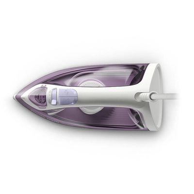 Ferro de Passar a Vapor Philips Walita Série 2000 DST2020 Base Cerâmica Reservatório 250ml Calc Clean Roxo / 110V