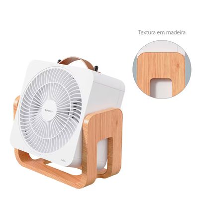 Circulador de Ar Cubics 20cm com 3 Velocidades e Múltiplas Inclinações Spirit Caramelo / 110V