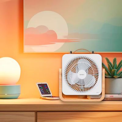 Circulador de Ar Cubics 20cm com 3 Velocidades e Múltiplas Inclinações Spirit Caramelo / 110V