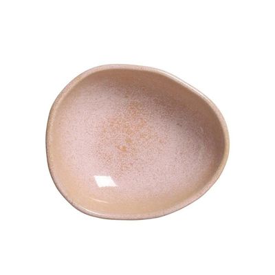 Conjunto de Cumbucas Oval Orgânico Litchi 265ml 6 Peças Porto Brasil Rosa