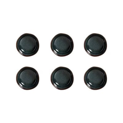 Conjunto de Ramequins Médios Porto Brasil Orgânico Oceano com 6 Peças 70ml - Azul n/a