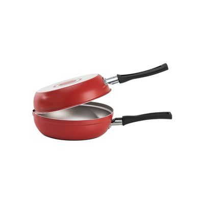 Omeleteira Ruby Antiaderente Pro-flon 330ml 16cm Brinox Vermelho Rubi