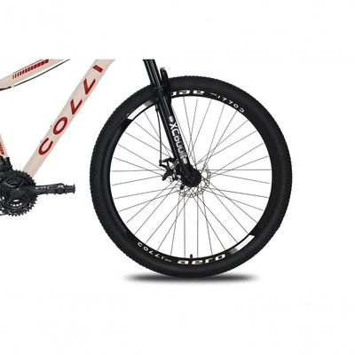 Bicicleta Colli Toronto Aluminio Aro 29 Disco-shimano 21v Bege Retrô
