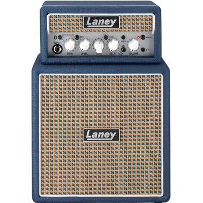 Mini Amplificador Para Guitarra Laney Ministack-b-lion Azul