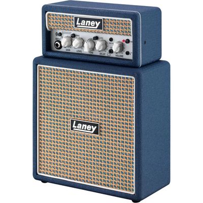 Mini Amplificador Para Guitarra Laney Ministack-b-lion Azul