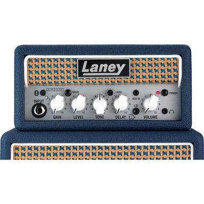 Mini Amplificador Para Guitarra Laney Ministack-b-lion Azul