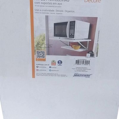 Kit Prateleiras Decore Multivisão Branco