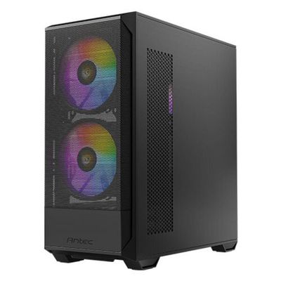 Gabinete Gamer Antec Nx416l Lateral Vidro Temperado Atx-m-atx-itx 2 Fans 120mm Argb - 0-761345-10