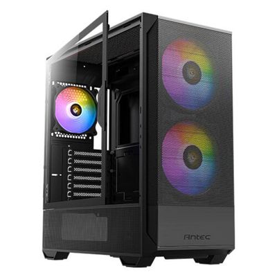 Gabinete Gamer Antec Nx416l Lateral Vidro Temperado Atx-m-atx-itx 2 Fans 120mm Argb - 0-761345-10