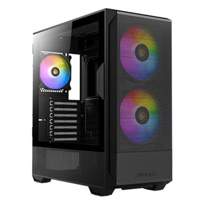 Gabinete Gamer Antec Nx416l Lateral Vidro Temperado Atx-m-atx-itx 2 Fans 120mm Argb - 0-761345-10