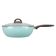Panela Wok Suprema Ceramic Life Antiaderente 4,1L 28cm Tampa de Vidro Verde Brinox Verde