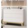 Cômoda 6 Gavetas Classic New Branco Fosco Com Natural - Moveisaqui