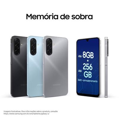 Celular Galaxy A17 4G Tela 6.7 Polegadas 256GB Super AMOLED Câmera Tripla 50MP Azul Samsung n/a