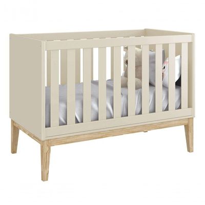 Jogo De Quarto Para Bebê Classic New Areia Fosco Com Natural - Reller