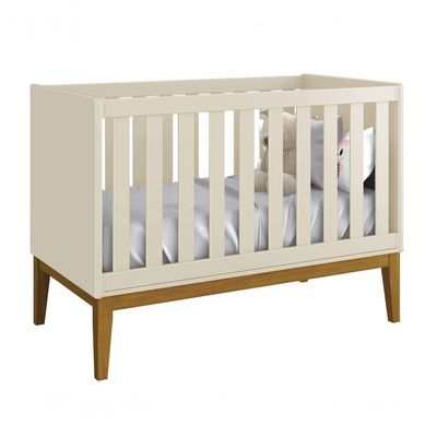 Jogo De Quarto Para Bebê Completo 3 Portas Classic New Areia Fosco Com Madeira - Reller
