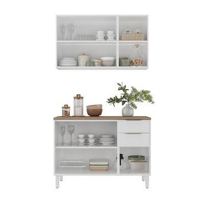 Armário De Cozinha Compacta Itatiaia Renova Branco 120cm