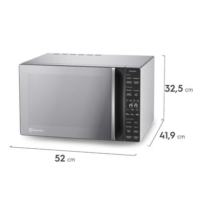 Micro-ondas Electrolux 36L cor Inox Efficient com Descongelamento Assistido (ME36S) 127V