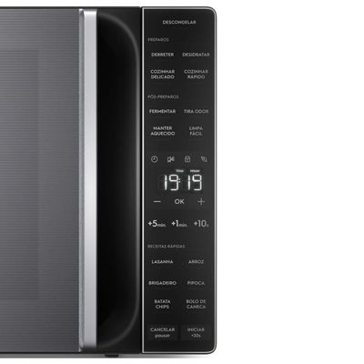 Micro-ondas Electrolux 36L cor Inox Efficient com Descongelamento Assistido (ME36S) 127V