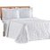 Cobre Leito Colcha Queen Mobili 03 Peças - Branco - 100% Poliéster
