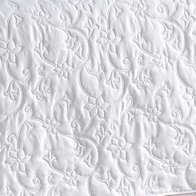 Cobre Leito Colcha Queen Mobili 03 Peças - Branco - 100% Poliéster