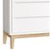 Cômoda Sapateira Classic New Branco Fosco Com Natural - Reller