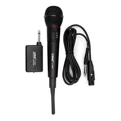 Microfone Wireless de Longo Alcance – Ideal para Festas, Cerimônias e Apresentações | Receptor Karaokê Reunião