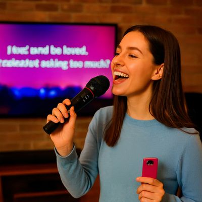 Microfone Wireless de Longo Alcance – Ideal para Festas, Cerimônias e Apresentações | Receptor Karaokê Reunião