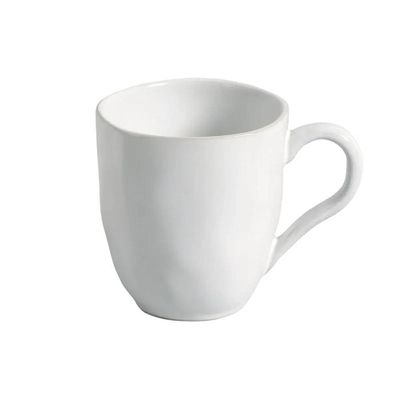 Conjunto de Canecas Orgânico New White em Stoneware 273 ml 4 Peças Porto Brasil Branco