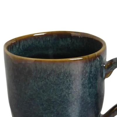 Conjunto de Canecas Orgânico Oceano em Stoneware 273 ml 4 Peças Porto Brasil Azul