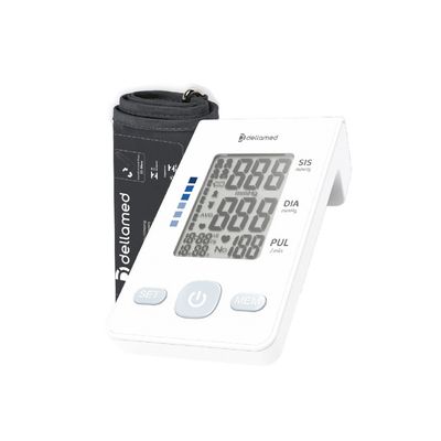 Kit Oxímetro com Alarme + Termômetro Infravermelho + Monitor de Pressão de Braço Max Branco